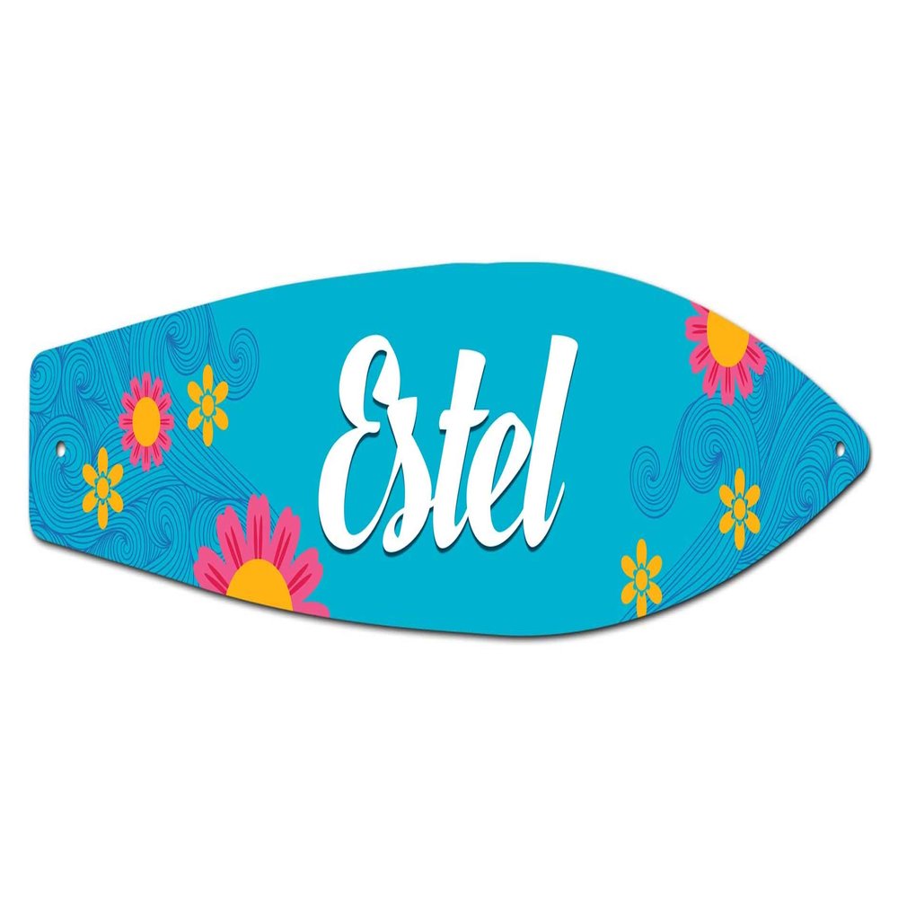 Makoroni - Estel - Surfer Sign 4.25"x17" Aluminum, St# k50