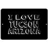 Makoroni - I Love Tucson, Arizona - Street Sign 12"x18" Aluminum, Des o9 view 1