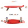 Skateboards Red Kids Mini Cruiser Retro Boy Girl Skateboard for Birthday Kids Youth Beginners Children Toddler Teenagers Adults Dog 22 inch (Red) view 4