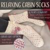 BambooMN Thick Soft Warm Fuzzy Cabin Thermal Fleece-lined Non-skid Crew Socks, Asst B 3 Pairs view 3