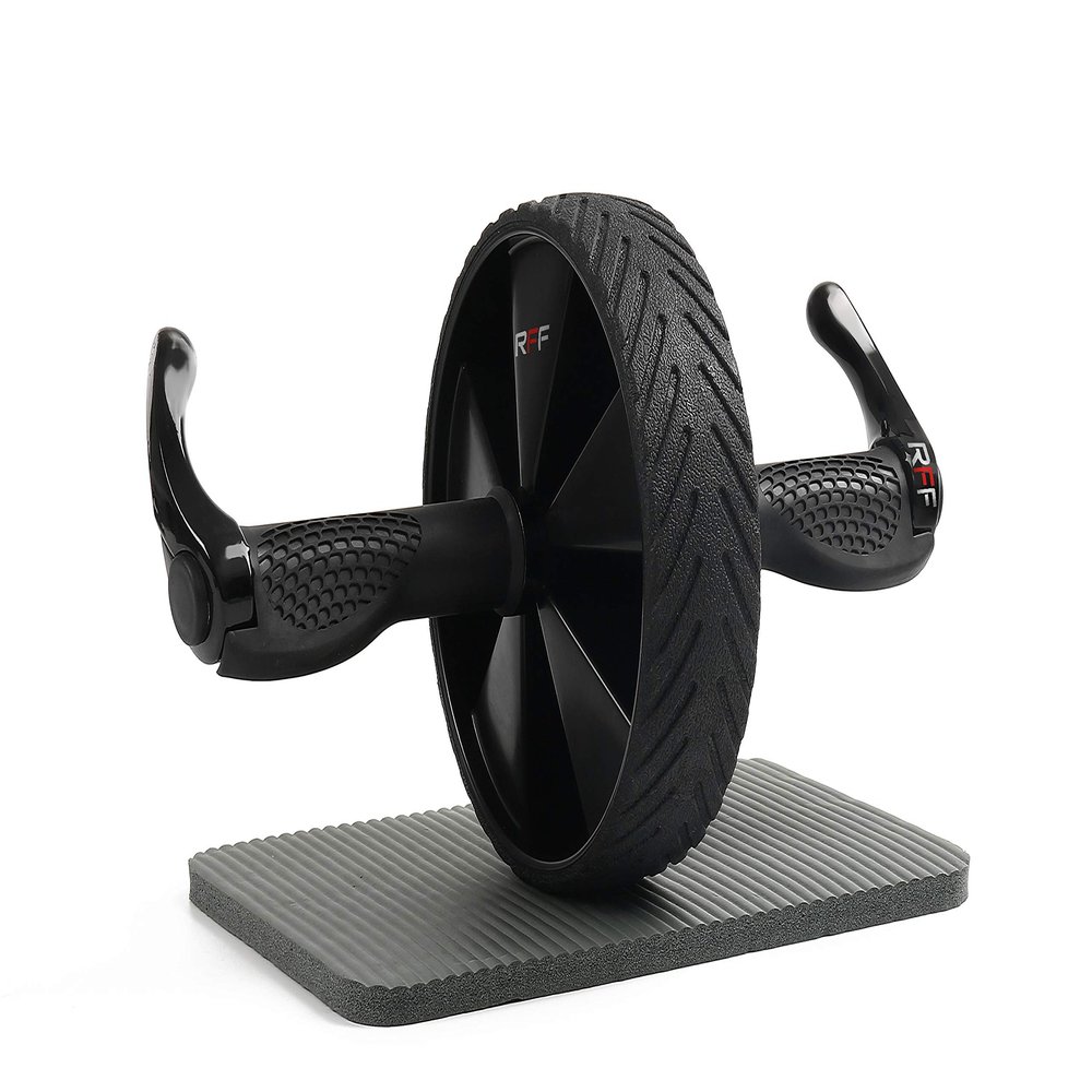Ab Roller Wheel - Pre-Assembled Professional Grade Home & Gym Workout Abdominal Equipment for Abs Exercise - Core Stomach Abdomen Muscle Training and Strengthening while Rolling