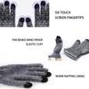 TRENDOUX Gloves Women, Winter Warm Touchscreen Gloves for Men, Knit Texting Driving Glove Unisex - Anti-Slip Silicone Gel - Soft Liners - Elastic Cuff - Thermal Cold Weather Glove - Light Gray - XL view 3