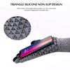 TRENDOUX Gloves Women, Winter Warm Touchscreen Gloves for Men, Knit Texting Driving Glove Unisex - Anti-Slip Silicone Gel - Soft Liners - Elastic Cuff - Thermal Cold Weather Glove - Light Gray - XL view 4