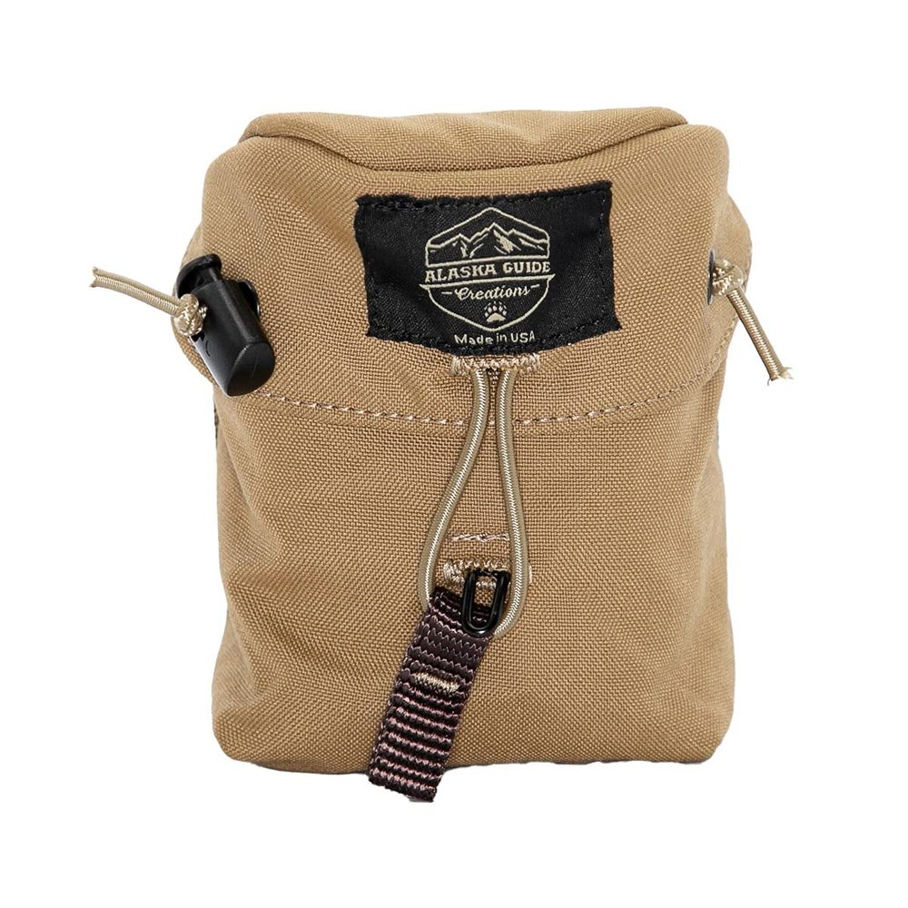 Alaska Guide Creations Rangefinder Vertical Pouch | Ambidextrous Design | Essential Accessory for Hiking and Hunting (Coyote Brown)