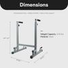 BalanceFrom Steel Adjustable Dip Bar Station, Calisthenics Home Gym Equipment view 4