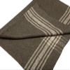 Farm Blue Wool Blanket Military Style - Thick & Lightweight Army Camping Blankets 80"x62" - Large Camp Survival Blankets - Car, Hiking, Backpacking & Festivals (French Olive with a Light Tan Stripe) view 2