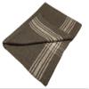 Farm Blue Wool Blanket Military Style - Thick & Lightweight Army Camping Blankets 80"x62" - Large Camp Survival Blankets - Car, Hiking, Backpacking & Festivals (French Olive with a Light Tan Stripe) view 3