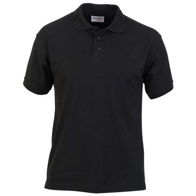 Absolute Apparel Mens Precision Polo Shirt (7XL) (Black)