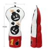 CRAFTSMAN GOLF Driver Headcover Embroidery Bomb, Red and White PU Leather Golf Head Covers Driver Fairway Wood Hybrid (3pcs(1,F,UT)) view 2