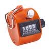 Othmro Plasitc Hand Tally Counter 4-Digit Tally Counters Mechanical Palm Counter Clicker Counter Handheld Pitch Click Counter Number Count for Row, People, Golf, Lap & Knitting, Pink view 2