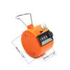 Othmro Plasitc Hand Tally Counter 4-Digit Tally Counters Mechanical Palm Counter Clicker Counter Handheld Pitch Click Counter Number Count for Row, People, Golf, Lap & Knitting, Pink view 3