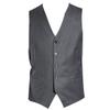 HBDesign Mens 1 Piece V Neckline Vests Casual Outerwear Dark Gray view 1