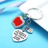 Nimteve Teacher Appreciation Gift for Women, 3PCs Teacher Keychain Set, Jewelry Gift for Teachers, Birthday Gift for Teacher Gifts From Students (Style C) view 3