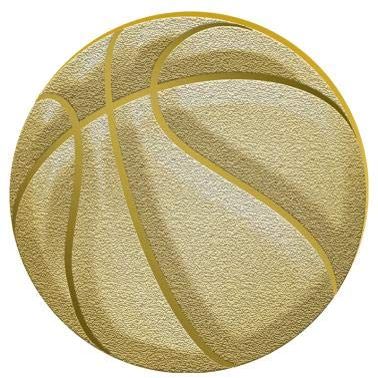 Crown Awards 1" x 1" Basketball Pins, Perfect Basketball Chenille Gold Lapel Pins to Reward Everyone On The Team 100 Pack Prime