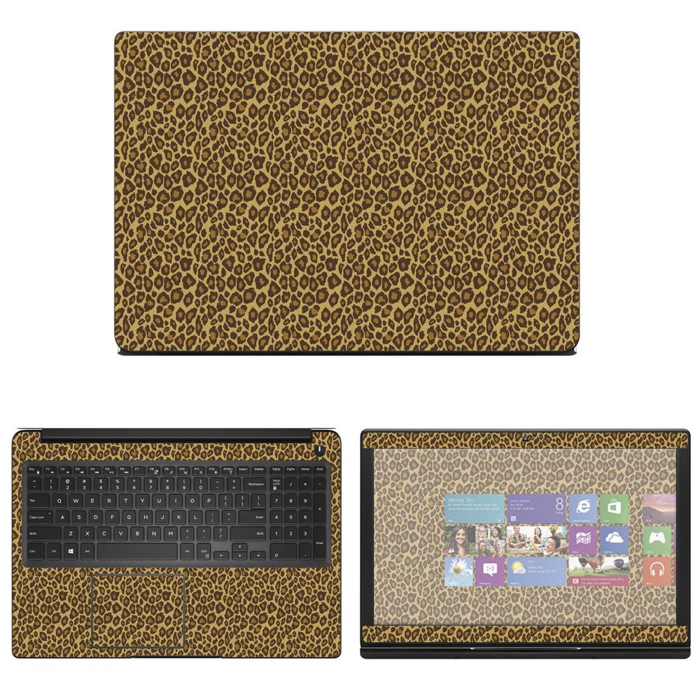 Decalrus - Protective Decal Cheetah Skin Sticker for Dell Latitude 3500 (15.6" Screen) case Cover wrap DElatitude15_3500-66