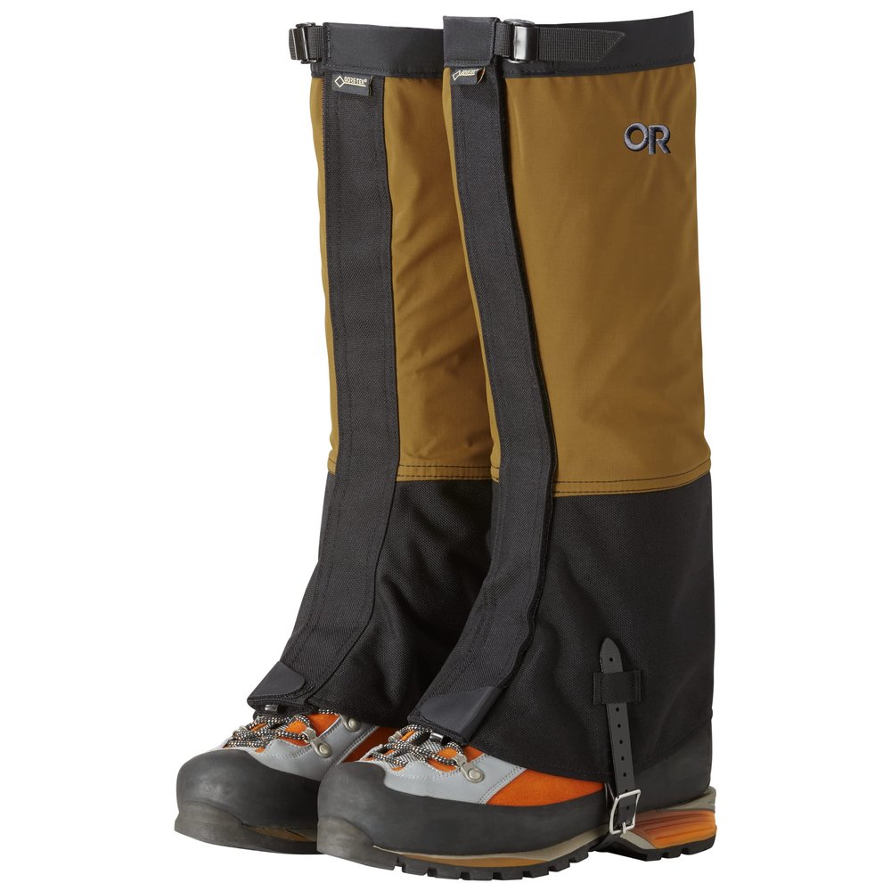 Outdoor Research Men's Crocodile Gaiters, Ochre/Black, X-Large
