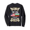 Bulgaria American Flag USA Bulgarian Roots Gifts Sweatshirt view 1