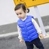Moonker-Baby Tops Toddler Boys Girls Winter Warm Waistcoat Coats Jacket for 1-5 Years Old Child Solid Striped Vest Outwear Clothes (3-4 Years Old, Blue) view 3