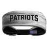 Littlearth Unisex-Adult NFL New England Patriots Tigerspace Headband, Grey, One Size view 1