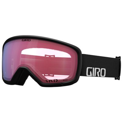 Giro Ringo Ski Goggles - Snowboard Goggles for Men, Women & Youth - Black Wordmark Strap with VIVID Infrared Lens