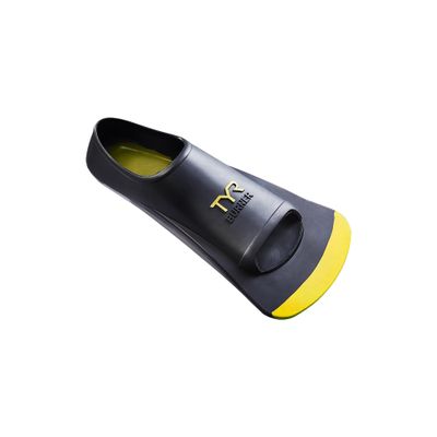 TYR unisex adult Burner Fins 2.0 Footwear, Black/Yellow, Small US