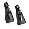 TYR Flexfin 2.0 Rubber Swim Fins - Adult Swimming Gear for Pool Lap Swimming, Training - Blade Fins Promote Proper Movement Through Legs and Feet - 100% Rubber - Color Coded - L, Black view 1