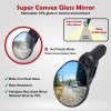 Hafny Drop Bar Bike Mirror, HD, Shatter-Proof, HD Convex Blue Glass Mirror (Anti-glare Blue Glass Lens) view 2