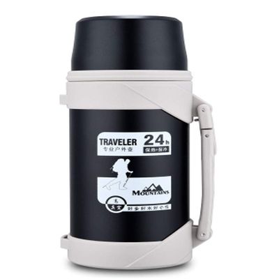 Large-capacity Thermal Pot Outdoor Travel Large Camping Travel Kettle 1.5 Liter Car Portable Insulation Cup