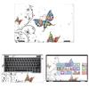 Decalrus - Protective Decal Butterfly Skin Sticker for Dell Latitude 14 7400 2-in-1 (14" Screen) case Cover wrap DElatitude14_7400_2-in-1-12 view 1
