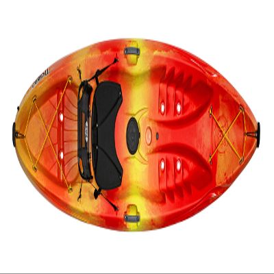 Perception Tribe 9.5 - Recerational Kayak Sit on Top - Large Rear Storage with Tie Downs - 9.5 ft - Sunset