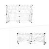 Sport Squad 2-in-1 Dual Use Training Soccer Goal Net Set - Two 3' x 2' or One 6' x 4' - Training Soccer Goal - Easy Assembly and Compact Storage - Great for Kids and Adults