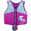 SwimSchool Swim Trainer Vest  Medium/Large Max 50 Pounds  Kids Swim Vest with Padded Shoulders Comfortable Flex-Form-Fit Design with Adjustable Safety Strap  Pink/Aqua view 1
