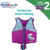 SwimSchool Swim Trainer Vest  Medium/Large Max 50 Pounds  Kids Swim Vest with Padded Shoulders Comfortable Flex-Form-Fit Design with Adjustable Safety Strap  Pink/Aqua view 3