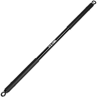 INNSTAR Home Gym workout bar 38" Black Max Load 800lb for Resistance Bands Body Exercise Power Lifting Fitness Training Bar (Black-38'')