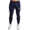 Wangdo Men's Joggers Sweatpants Gym Training Workout Pants Slim Fit with Zipper Pockets(Navy-XL) view 2