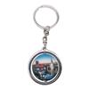 3D Munich Germany Glass Crystal Keychain Keyring Rotating Decoration Tourist Souvenir Men Women Accessories Gift Rotating Decoration view 1