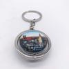 3D Munich Germany Glass Crystal Keychain Keyring Rotating Decoration Tourist Souvenir Men Women Accessories Gift Rotating Decoration view 2