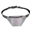 Women Leather Pink Small Chest Bag Pockets Shoulder view 3