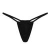 YiZYiF Men's Sexy Pearl Massage G-String Thongs Underwear Low Rise Lingerie Micro Panties Black X-Large view 3