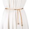 CH High Waist Metal Belts for Women Waistbands for Party Jewelry Dress Waist Chain Belt,Gold view 2