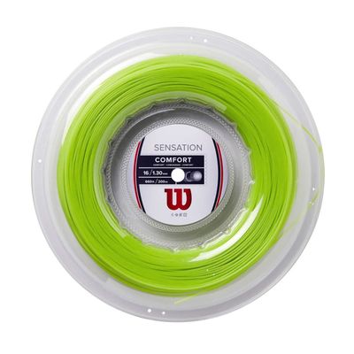 WILSON Sensation Neon 16 Tennis String - Set, Green