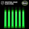 Swiss Safe Premium 6" Glow Sticks, Extra Bright, 12+ Hour Duration, Emergency Ready, Green, 6 Pack view 2