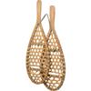 BLACK FOREST DECOR Small Snowshoes Wall Dcor  Rustic Wooden Ski Lodge Accent  17.25" x 6.25" view 3