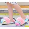 Anddyam Girls Shoes Family Cute Unicorn Household Anti-Slip Indoor Home Slippers (10-12 Little Kid, Rainbow) view 3