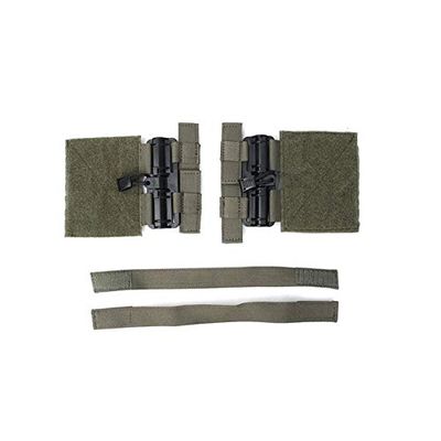 The Mercenary Company Quick Disconnect Side Entry Conversion for MOLLE Tactical Vest (Ranger Green)