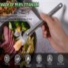 iBasingo Titanium Long Handle Spoon with Polished Bowl Outdoor Camping Spoon with Straight Handle Ultralight Cutlery Camp Eating Utensils (Ti1032T (spork*2)) view 2