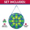 Franklin Sports Kids Dart Board - Inflatable Dart Ball Game with 3 Tennis Ball Self-Stick Darts - 20 X 20 view 3