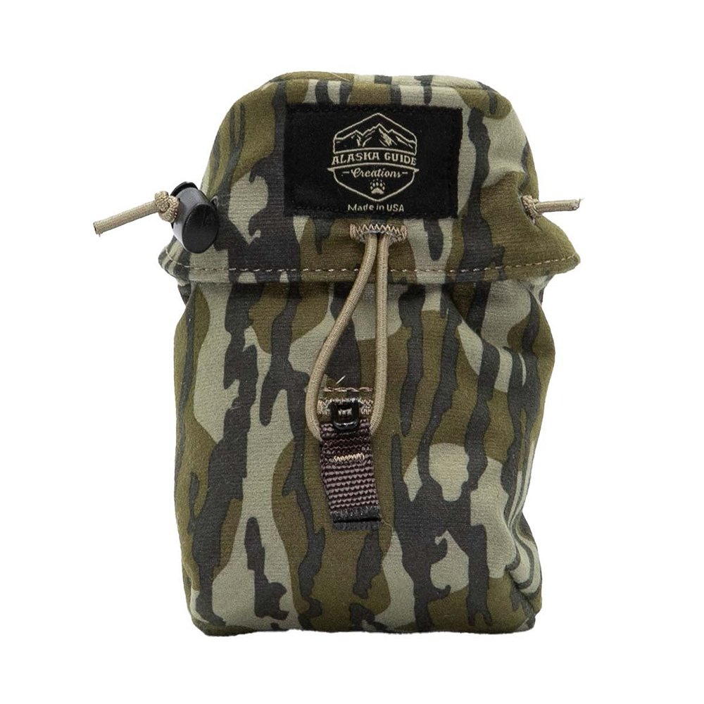 Alaska Guide Creations Rangefinder Vertical Pouch | Ambidextrous Design | Essential Accessory for Hiking and Hunting (Mossy Oak Bottomland)