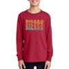 TEEAMORE Custom Youth Long Sleeve Shirt Add Your Own Image Photo Design Personalized Text Red view 4