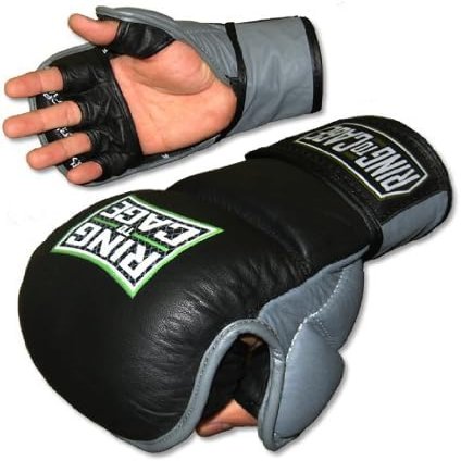 MMA Safety Sparring Gloves - All Leather (Small)
